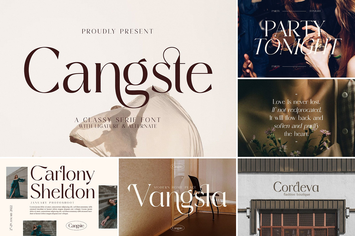 SALE! Modern & Classy Serif Font, a Serif Font by Storytype Studio (Photo 29 of 42)