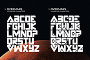 Overmars – Futuristic Techno Font, a Font by figuree studio (Thumbnail 5 of 8)