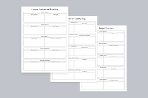 Budget Planner Pages Set V-04