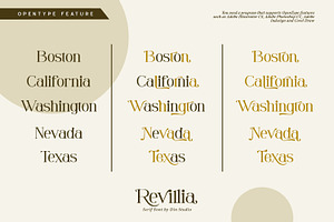 Revillia-Casual Serif Font