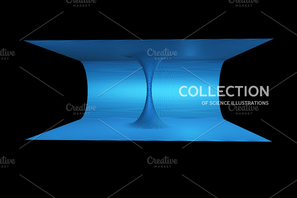 Illustrations of wormhole model., an Object Illustration by Julvil (Photo 6 of 8)