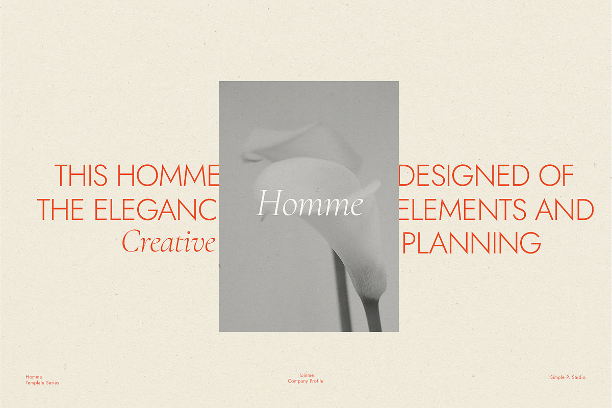 HOMME Company Profile, a Presentation Template by Simple P. (Photo 3 of 10)
