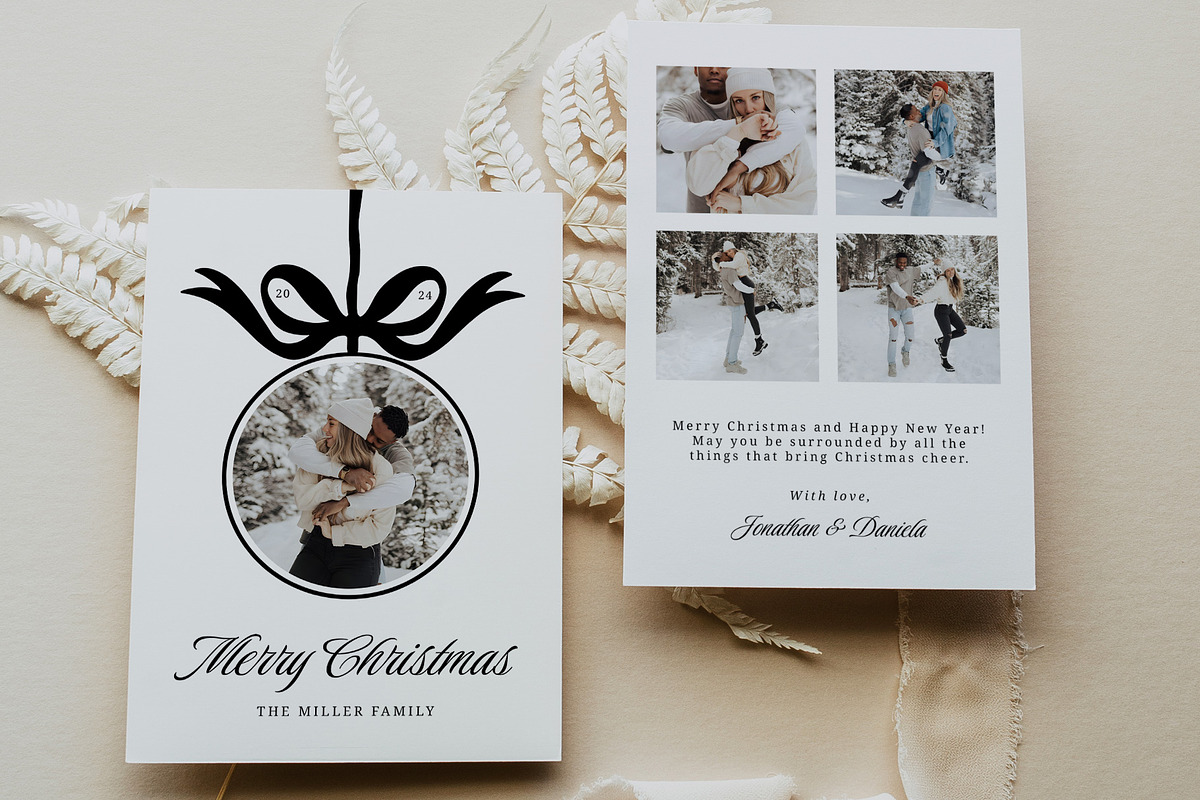 Christmas Card Template CC221, a Card Template by Always Templates (Photo 1 of 3)