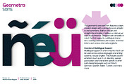Geometra Sans, a Sans Serif Font by Slex Studio (Thumbnail 8 of 11)