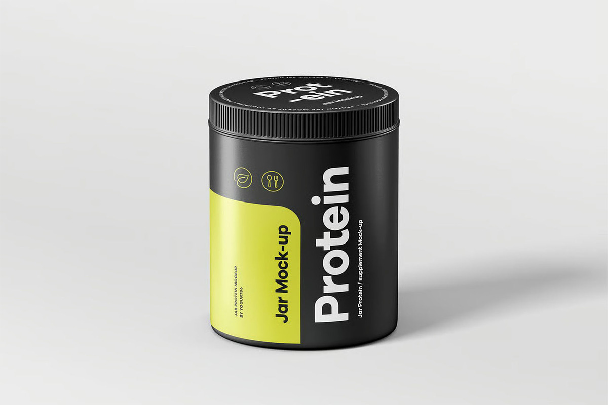 Protein Set Mock-up, a Packaging Mockup by zippypixelstudio (Photo 5 of 8)