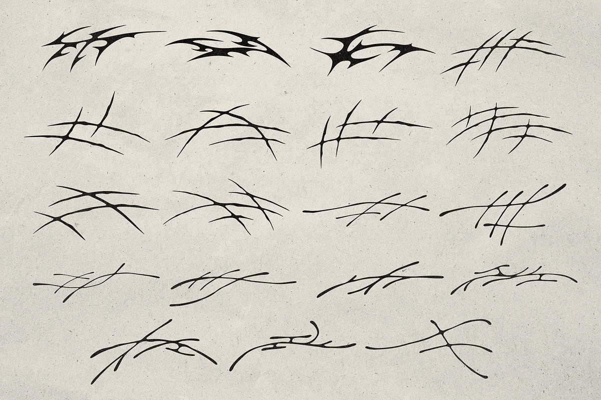 Modern Tribal Vector Shape - 50 Item, an Object Graphic by Hainz Studio (Photo 4 of 12)