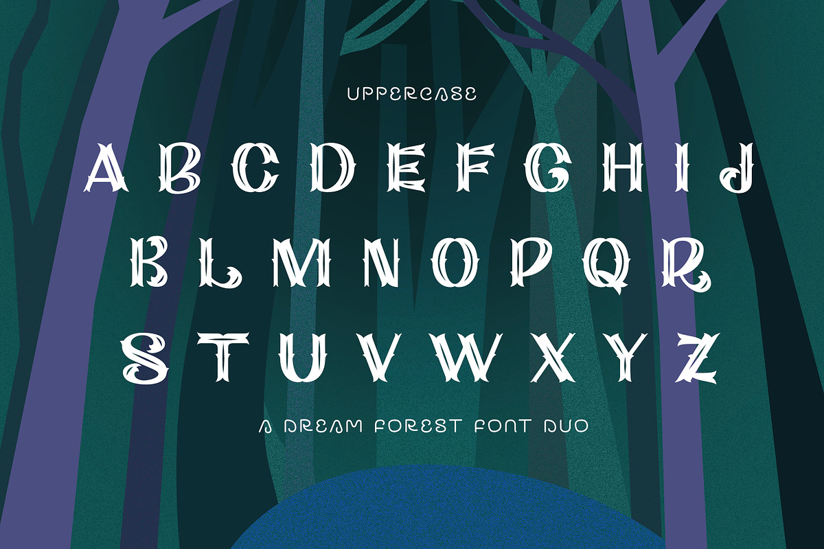 Landmilan Forest Duo Font, a Serif Font by delipensil (Photo 4 of 6)