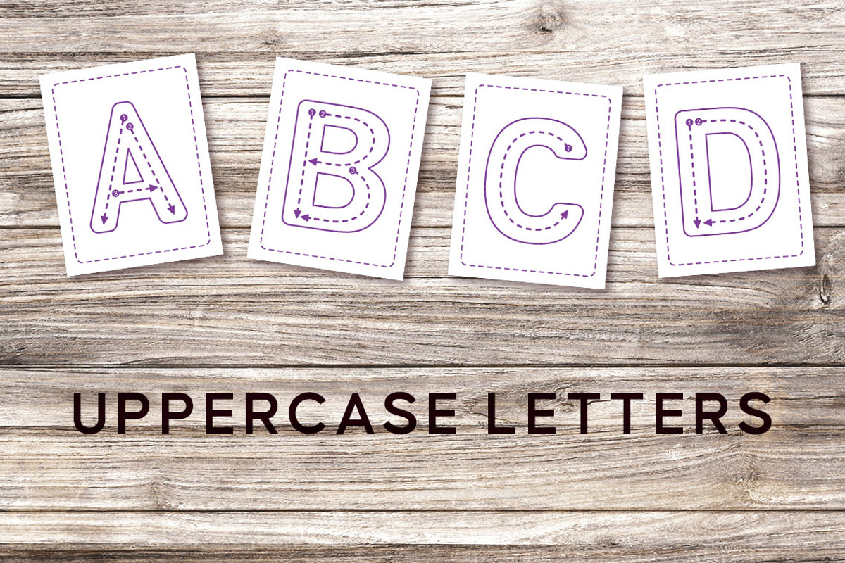 Trace Letters and Numbers Worksheets, a Stationery Template by Graphicsnext (Photo 4 of 6)
