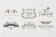 Hand Drawn Colored & Textured Logos, a Decorative Illustration by Callie Rian & Co. (Thumbnail 3 of 5)