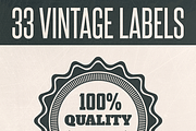 33 VINTAGE LABELS, a Branding & Logo Template by Vương Thành Chung (Thumbnail 1 of 2)