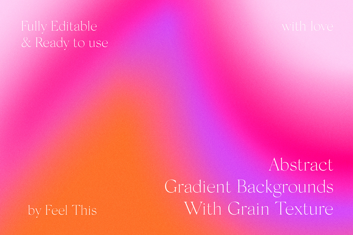 Abstract Grainy Gradient Textures PS, an Object Graphic by Feel This (Photo 10 of 19)