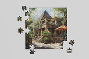 Puzzle Mockup Jigsaw Mockup 6 PSD, a Merchandise Mockup by GraphicVil (Thumbnail 7 of 9)