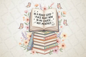 In My Book of Course Not Mentally, an Illustration by DreamPrint404