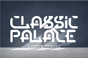 CLASSIC PALACE - Futuristic Font, a Sans Serif Font by 177Studio (Thumbnail 1 of 8)