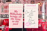 Guest Check Restaurant Bundle, a Background Graphic by Factoryluv Shop (Thumbnail 6 of 9)