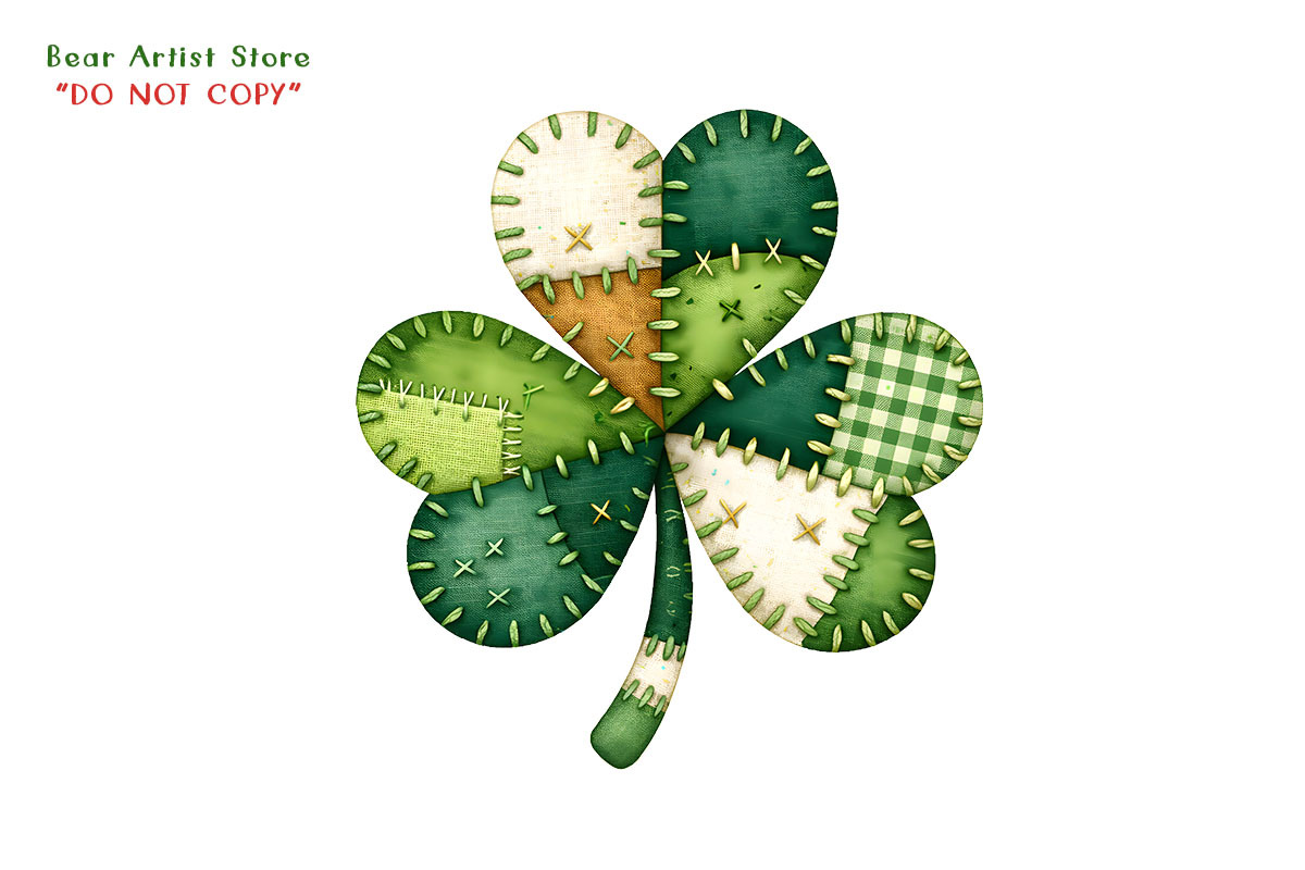St. Patrick’s Day Patch Work PNG, an Illustration by GlitterCraft (Photo 4 of 101)