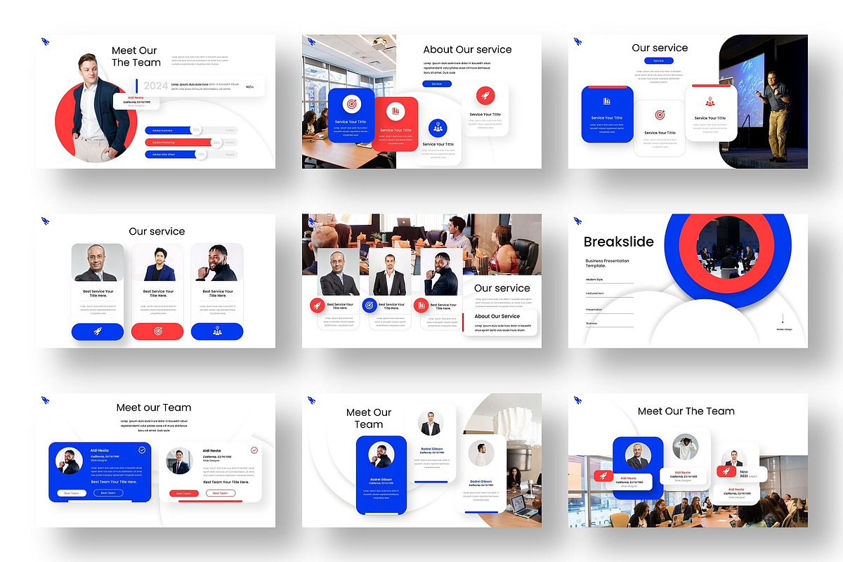 Lucio – Business PowerPoint Template, a Presentation Template by Dens Creative Studio (Photo 3 of 6)