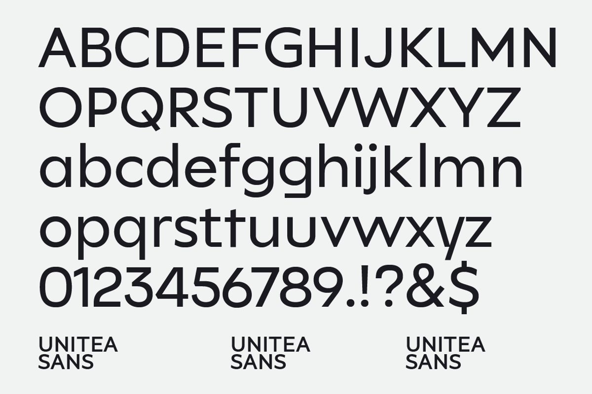Unitea Sans Serif Family, a Sans Serif Font by Yukita Creative (Photo 9 of 12)