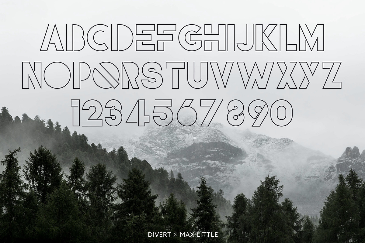 Divert, a Sans Serif Font by Little Fonts (Photo 7 of 11)