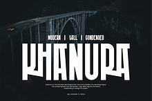 Khanura - Tall Sans Font