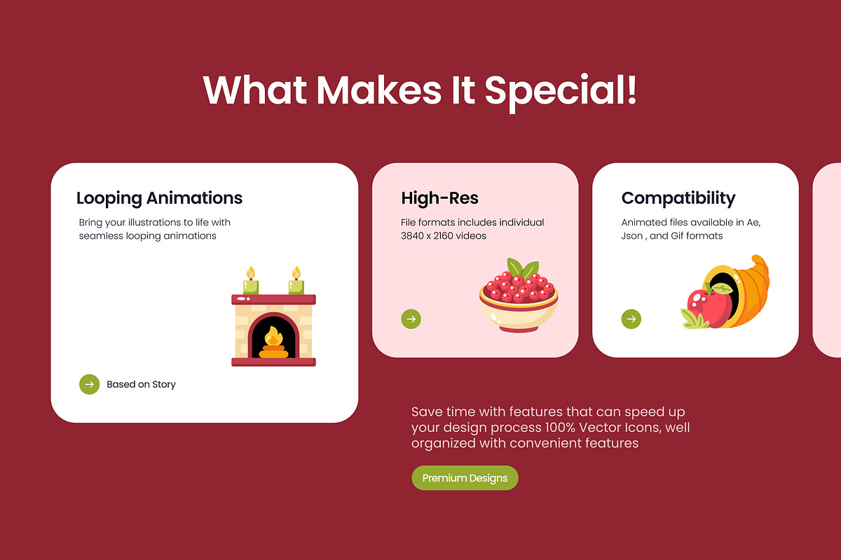 30 Animated Thanksgiving Flat Icons, an Emoji Icon by Prosymbols (Photo 2 of 4)
