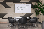 Conference Room Mockup, an Advertising Mockup by HanaSaka_Studio (Thumbnail 2 of 5)