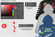 Hoodie Zipper V.2 - Mockup, a Hoody Mockup by DaldSgh (Thumbnail 12 of 15)