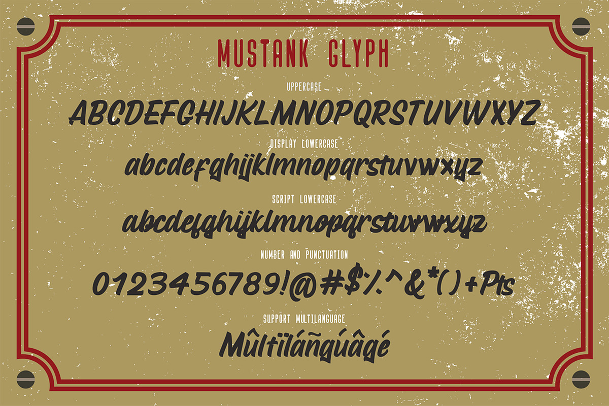 Mustank Casual Script + EXTRA preview 3
