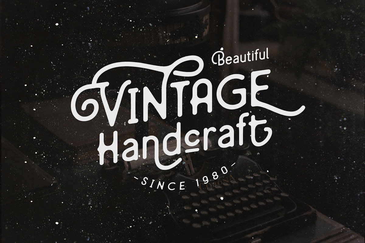 Mirandah | Monoline Font Family preview 6