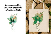 Watercolor Eco Energy Clipart Bundle, a Technology Illustration by InkyQueenArt (Thumbnail 3 of 5)