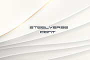 Steelverse font-Regular-0100-25, a Font by canve (Thumbnail 1 of 2)
