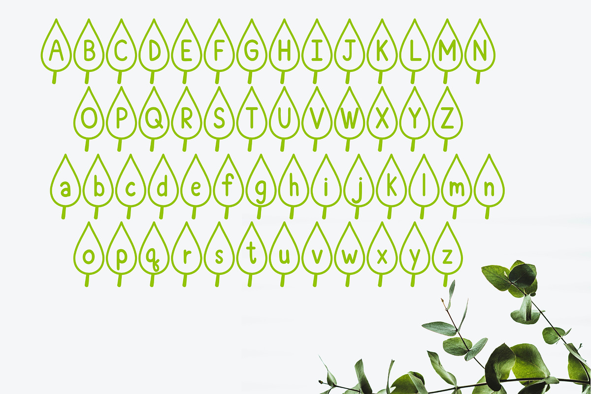 Leaf Font, a Symbol Font by LivelyAutumn11.11 (Photo 2 of 4)