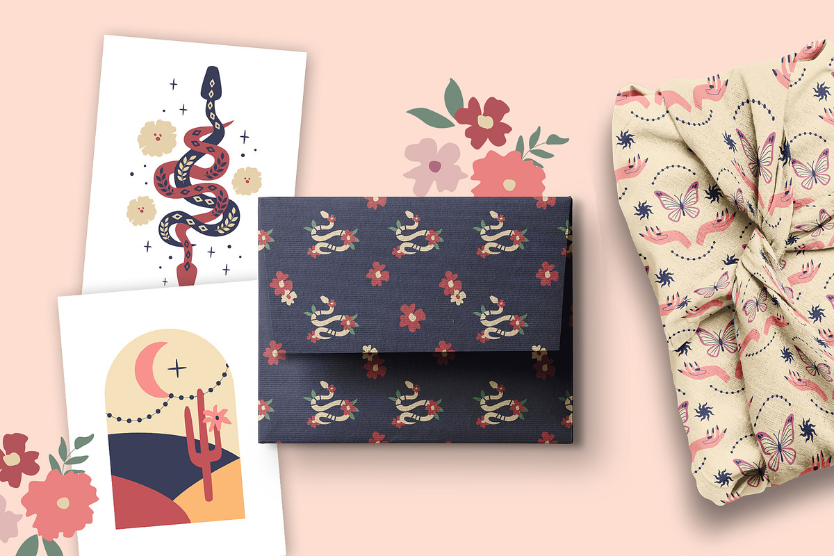 Mysterious Boho Clipart & posters, an Object Graphic by Sofico (Photo 6 of 26)