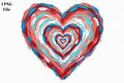 Valentines Day Heart Png, an Illustration by Canvas Craft (Thumbnail 1 of 6)