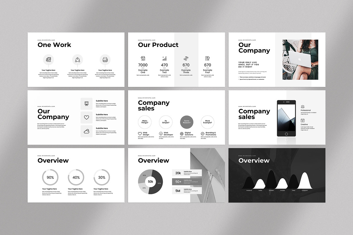 Minml Presentation Template, a Presentation Template by evgenystudio (Photo 17 of 28)