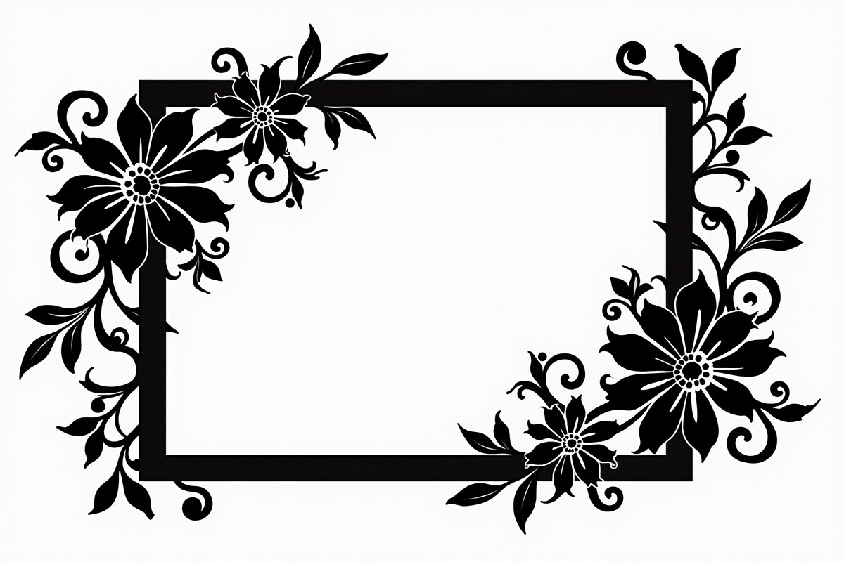 Floral Laser Cut Frame Bundle, an Illustration by Designs_River (Photo 9 of 9)
