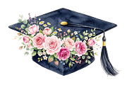 Watercolor Graduation Clipart PNGs, an Education Illustration by VetalStock (Thumbnail 24 of 24)
