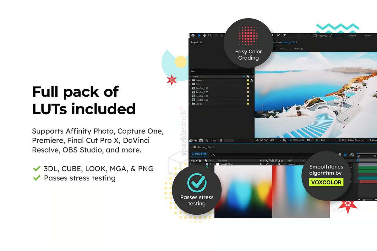 20 Mykonos Lightroom Presets & LUTs, a Preset Add-On by skybluecreative (Photo 8 of 10)