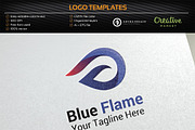 Blue Flame / Fire - Logo Template, a Branding & Logo Template by Artha Desain (Thumbnail 1 of 5)