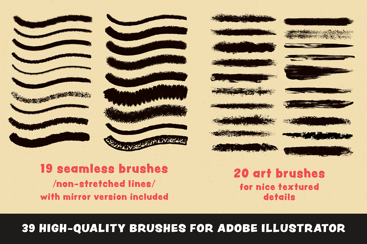 1950s Artist Brush Pack, a Brush Add-On by Guerillacraft (Photo 6 of 6)