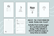 Moon Phase Journal Template KDP, a Magazine Template by Self Publishing Magic (Thumbnail 2 of 2)