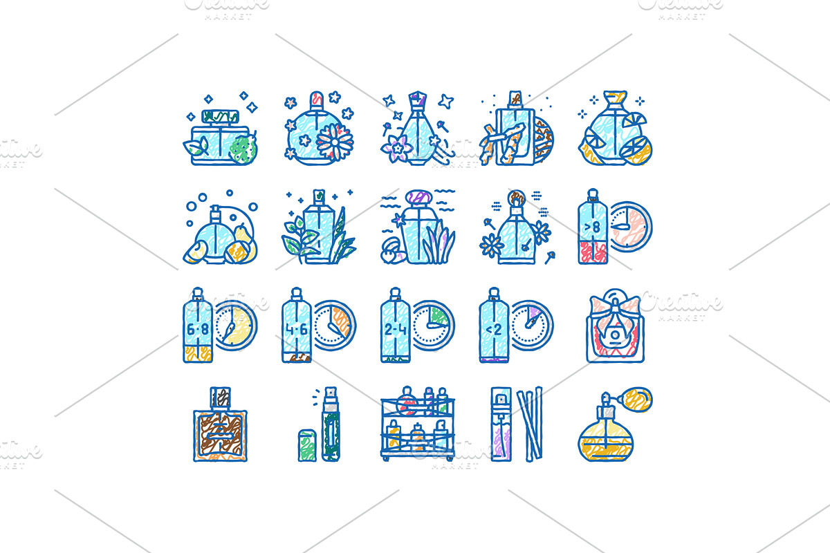 perfumery glass luxury cosmetic, an Object Illustration by pikepicture