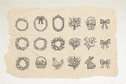 Happy Easter vector clipart, a Seasonal Illustration by vanloveart (Thumbnail 4 of 6)