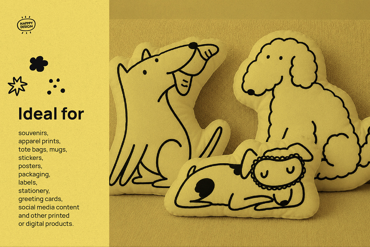 Hand Drawn Doodle Dog, an Animal Illustration by happpydesign (Photo 9 of 10)