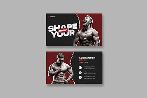 Sports Gym Business Card