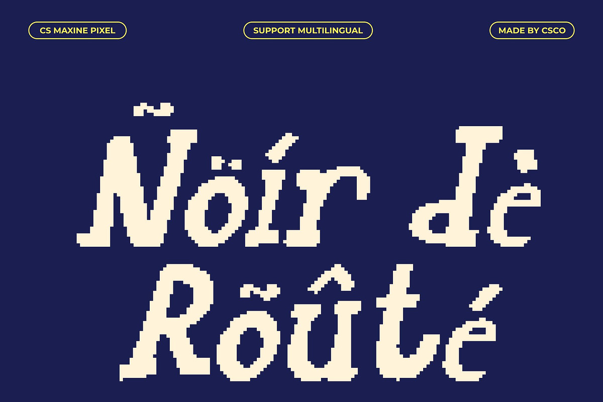 CS Maxine Pixel, a Handwritten Font by Craft Supply Co. (Photo 6 of 8)