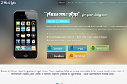 Mobile App Responsive Website theme, a Bootstrap Template by Responsive Business Theme (Thumbnail 1 of 2)