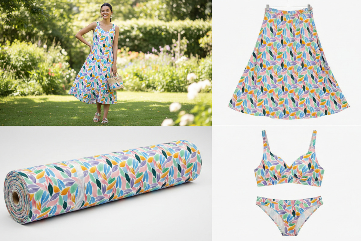 Colorful Watercolor Pattern Design, an Illustration by pixel stock ( pattern ) (Photo 4 of 4)