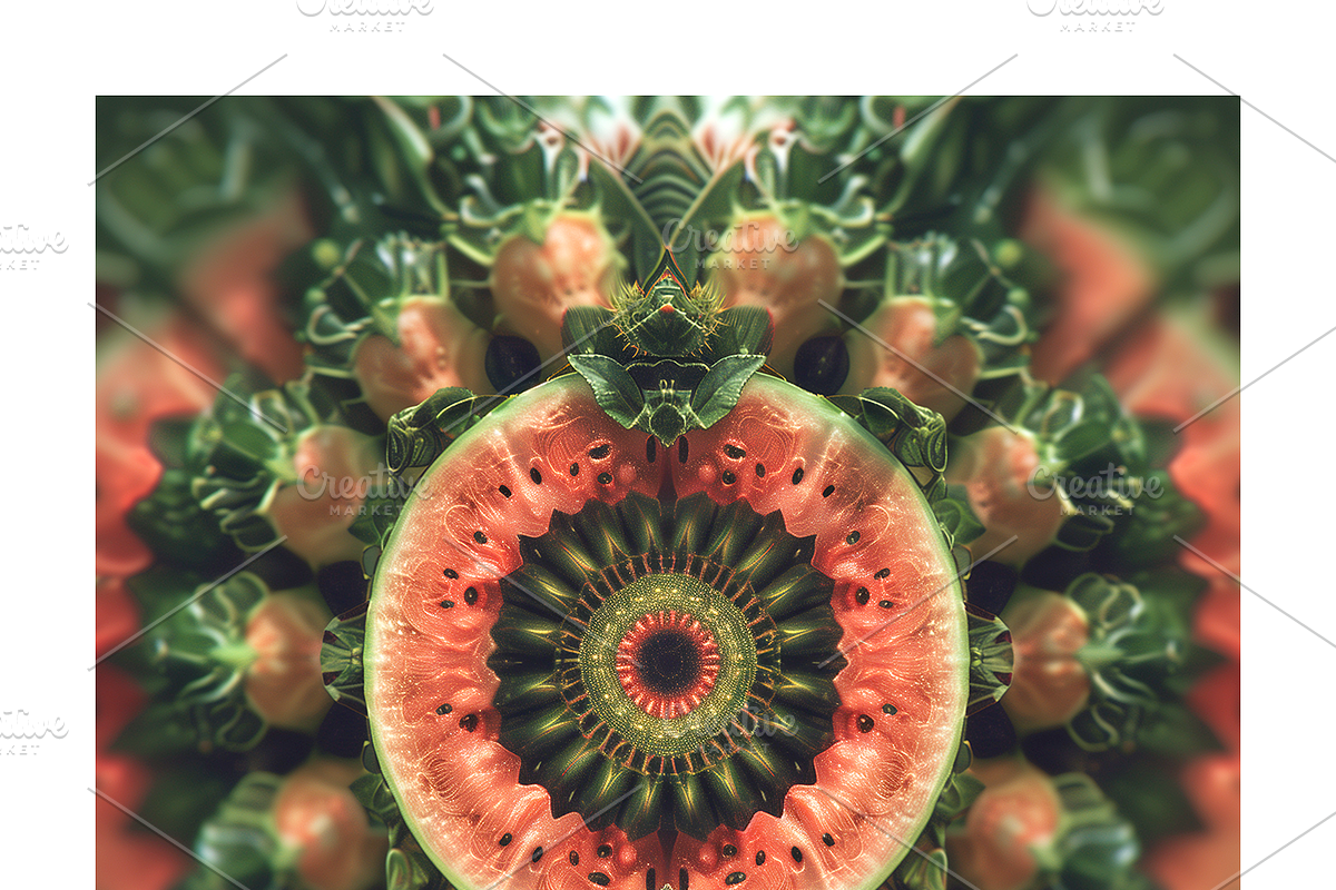 Muit Co · Retro Fruit Mandalas, a Food Illustration by milatovar (Photo 6 of 22)