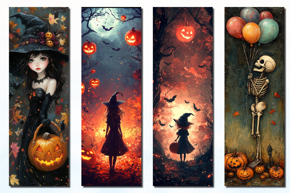 Halloween Printable Bookmarks, an Illustration by Rose Art (Photo 2 of 2)
